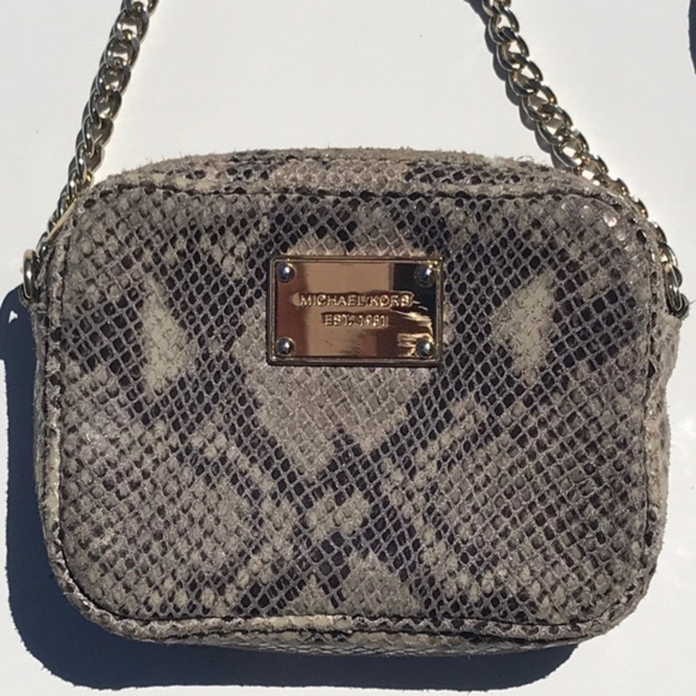 Michael Kors Python Mini Crossbody - image 2